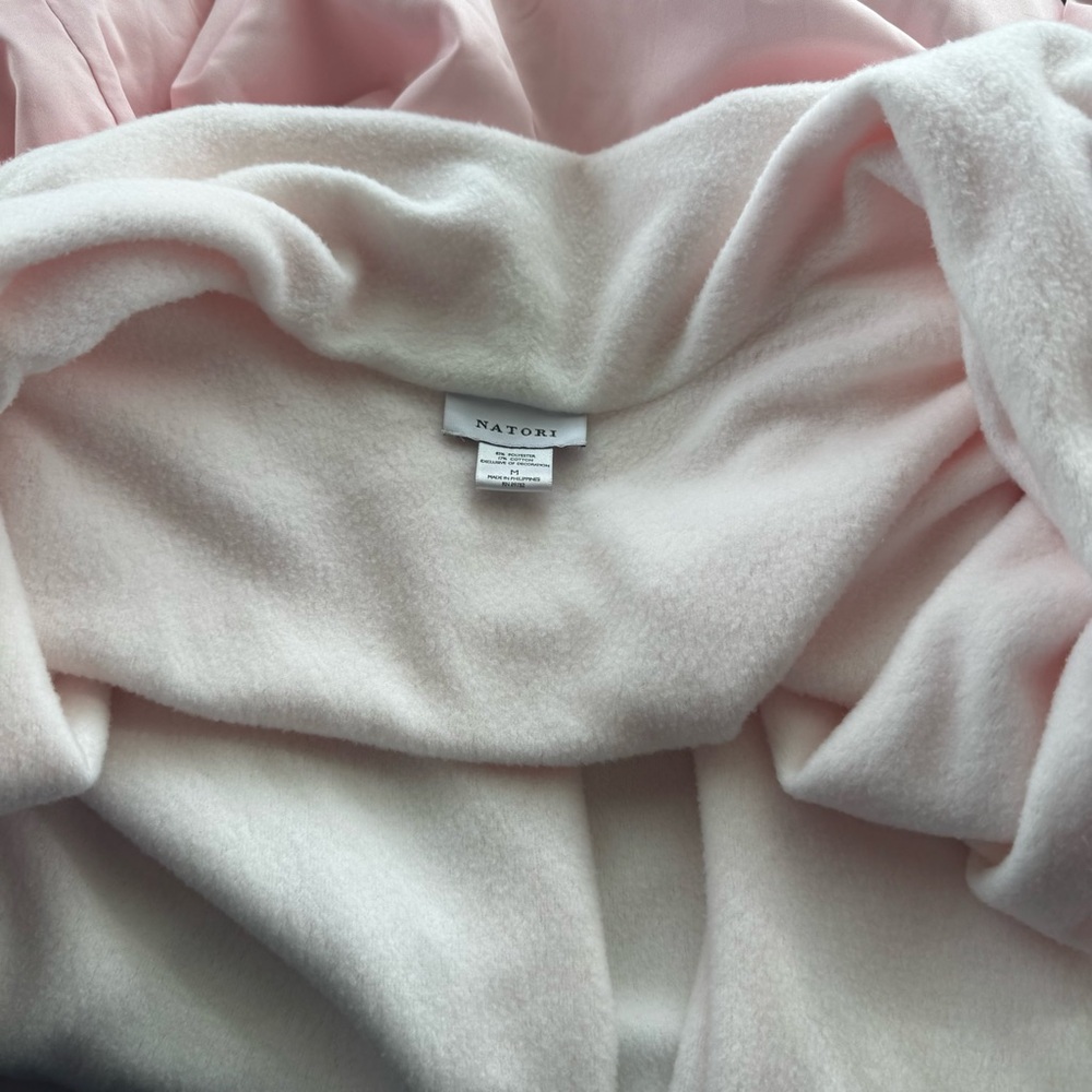 NATORI Pink Satin Luxury Robe Womens Medium - Picture 5 of 8